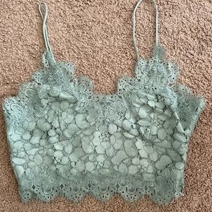 Lace crop top